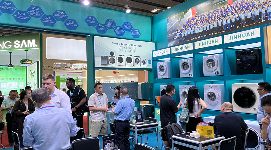 廣交會(huì)新老朋友齊聚，金環(huán)電器展位人氣旺