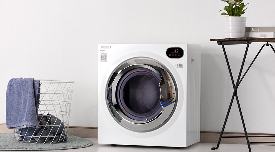 自然晾曬過的衣物灰塵多，家用衣物烘干機(jī)烘衣更干凈！