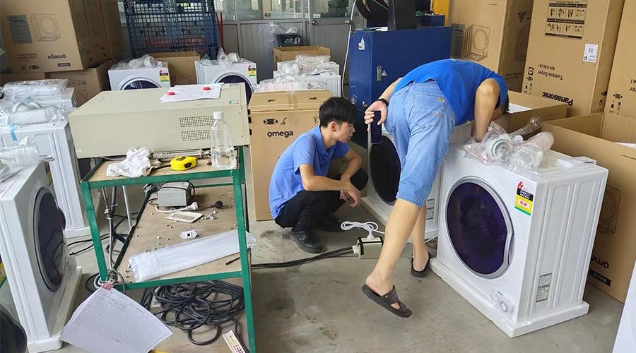 驗貨省心省力！澳洲omega客戶稱贊衣物烘干機代工質量高