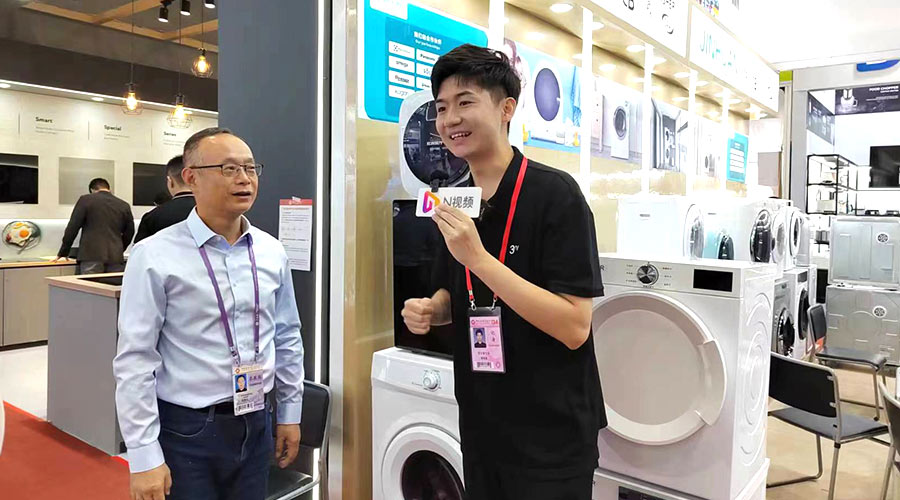 廣交會熱點！央視、新華網(wǎng)等媒體聚焦金環(huán)電器滾筒干衣機